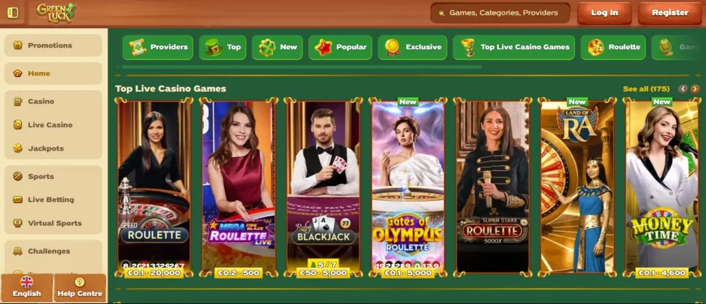 Live Dealer Casino Tables