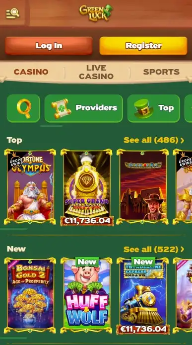 Casino Games Available on Mobile